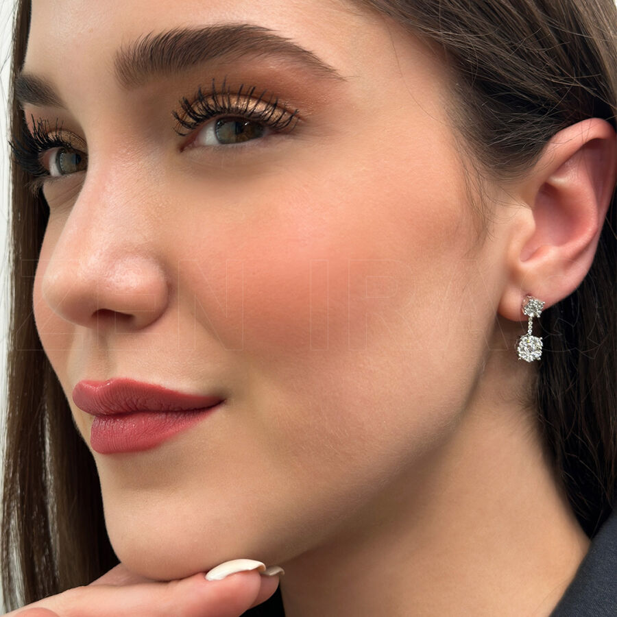 1.12 ct.Diamond Earring - 1