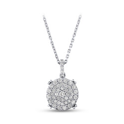 0.38 ct.Diamond Pendant - 2