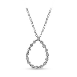 0.16 ct.Spring Rain Diamond Pendant - 2