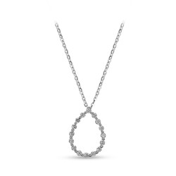 0.16 ct.Spring Rain Diamond Pendant - 1