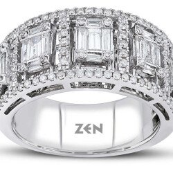 1.16 ct.Baguette Diamond Ring - 5