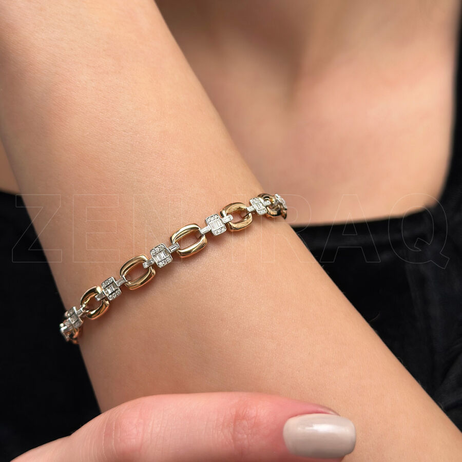 1.17 Carat Design Diamond Bracelet - 1