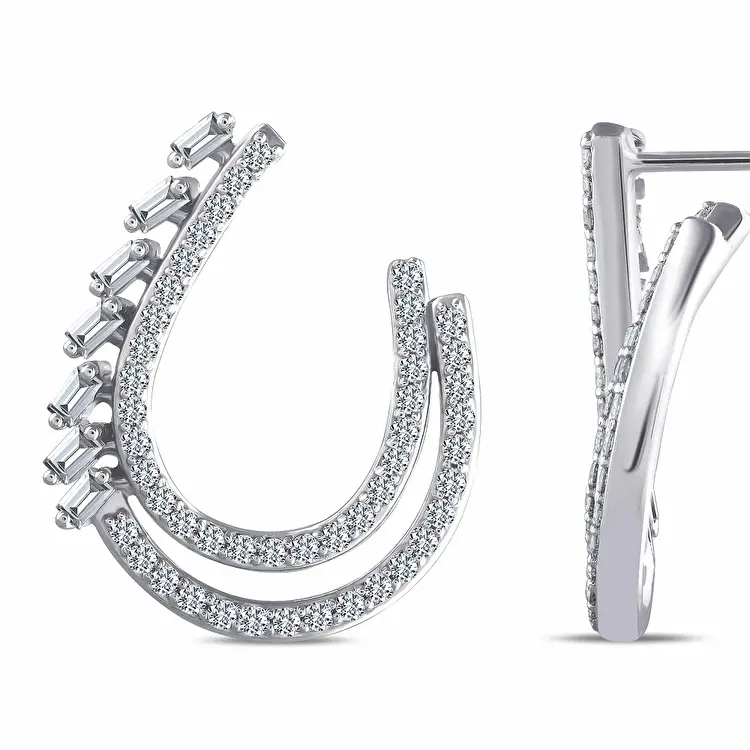 1.20 ct.Diamond Earrings - 3