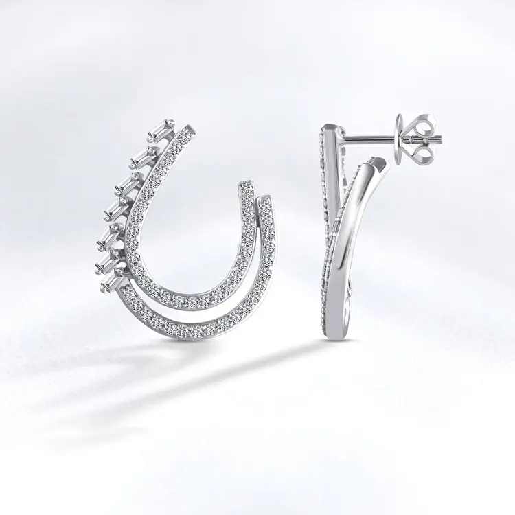1.20 ct.Diamond Earrings - 2