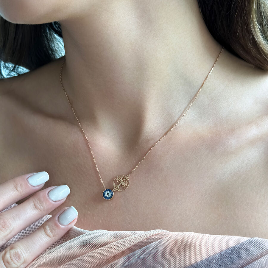 0.22 Carat Diamond Amulet Pendant - 2