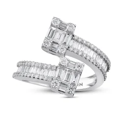 1.22 Carat Baguette Diamond Ring - 3