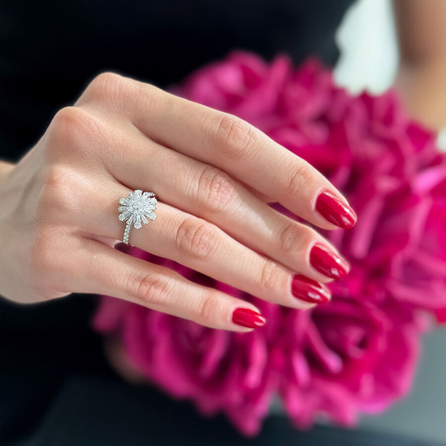 1.22 Carat Baguette Diamond Ring - 1