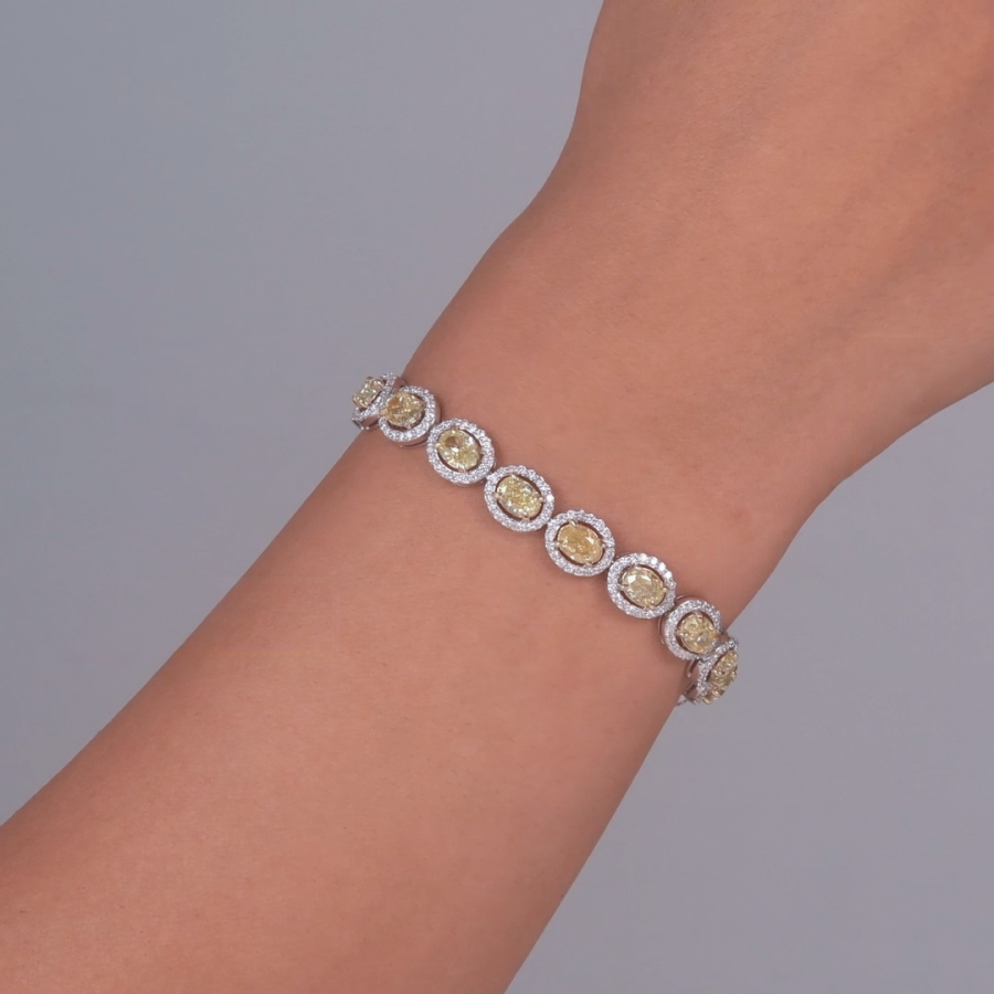12.25 ct.Design Diamond Bracelet - 1