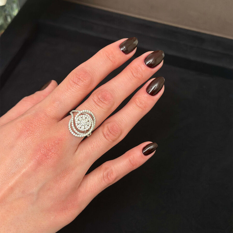 1.23 Carat Design Diamond Ring - 2