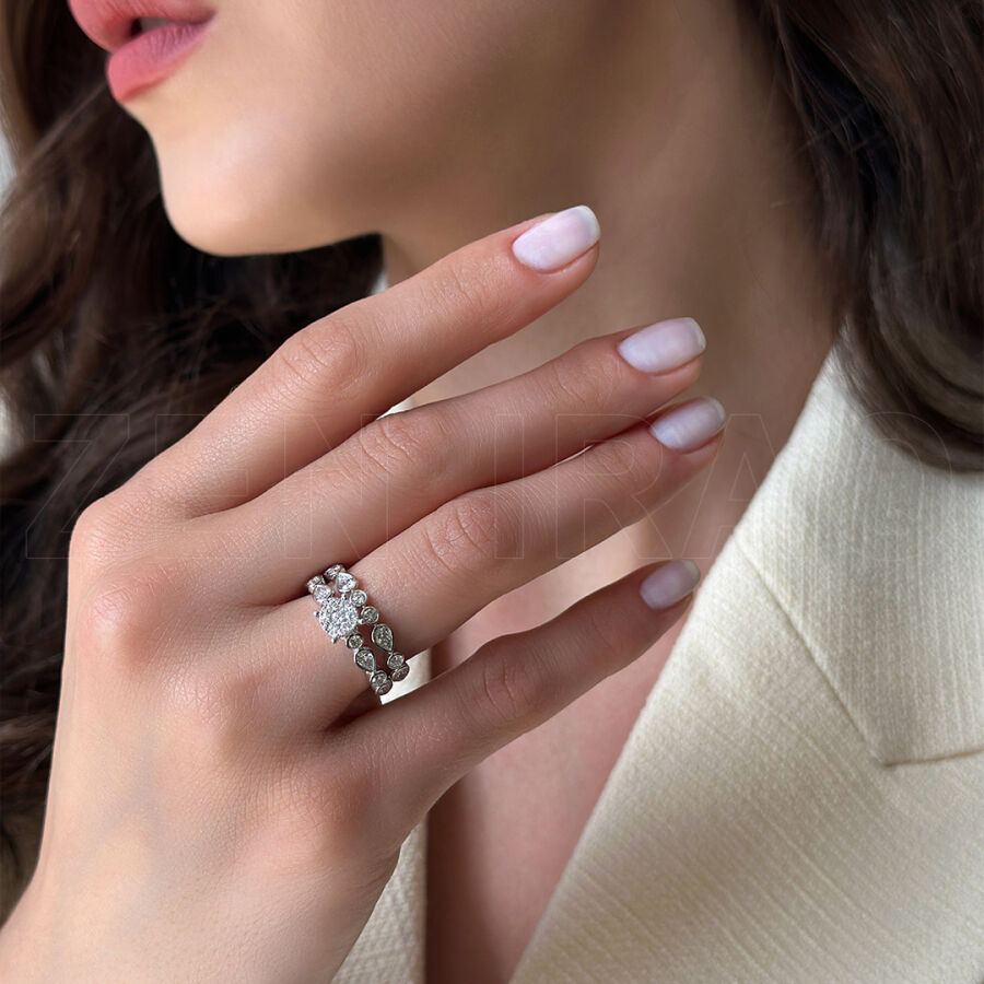 1.26 ct.Twin Diamond Ring - 2