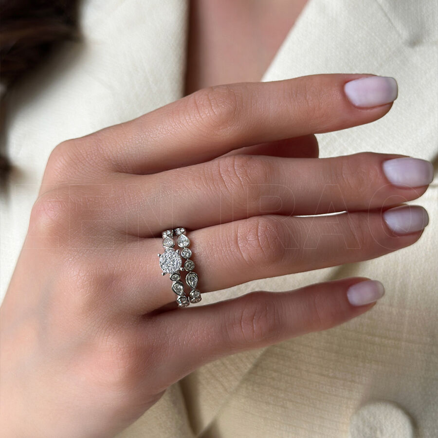 1.26 ct.Twin Diamond Ring - 1