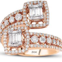 1.28 Carat Baguette Diamond Ring - 4