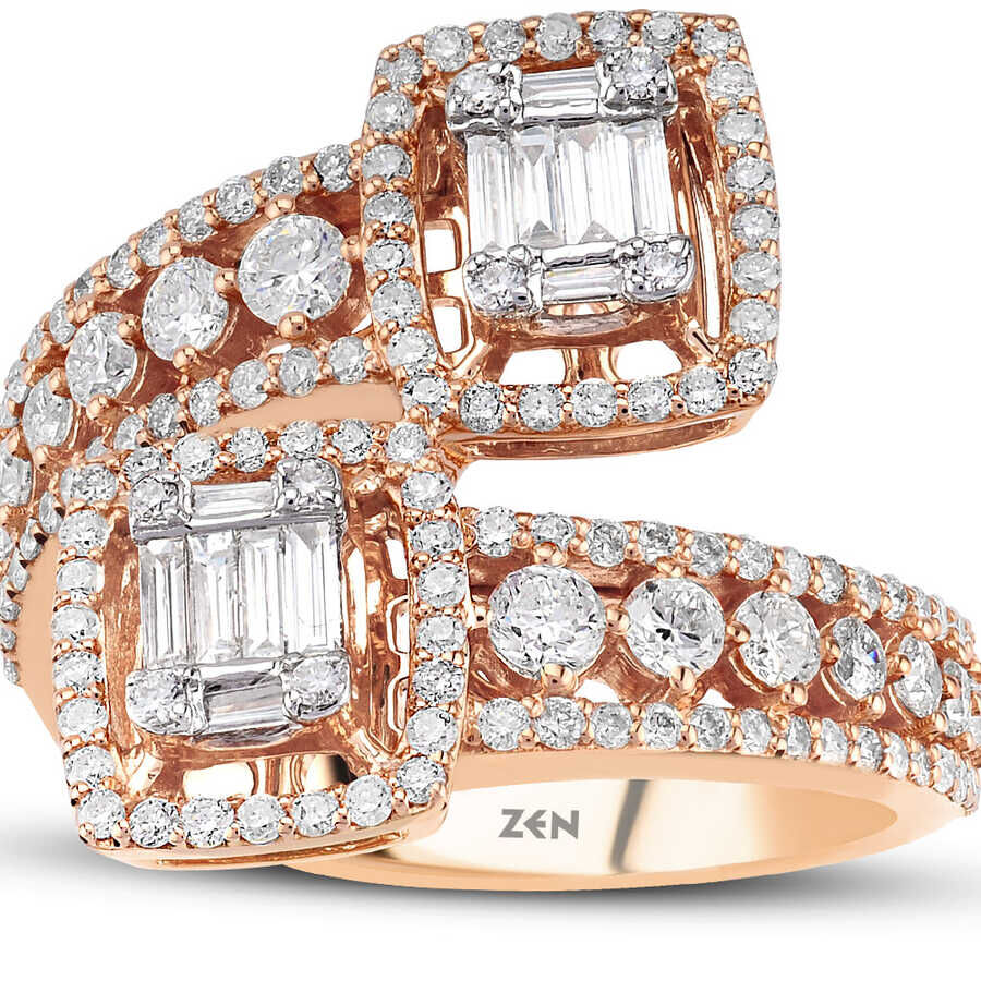 1.28 Carat Baguette Diamond Ring - 4