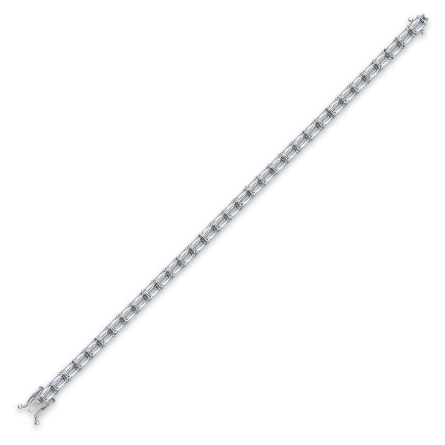 12.80 ct.Diamond Tennis Bracelet - 1
