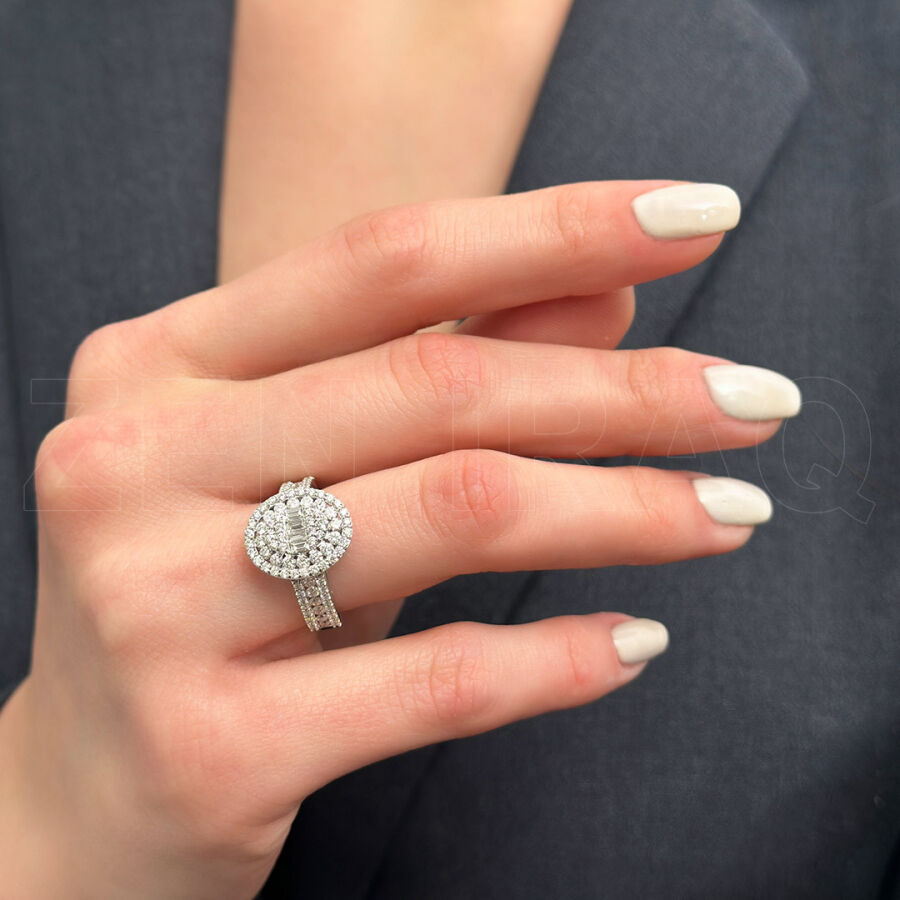 1.29 ct.Baguette Diamond Ring - 3