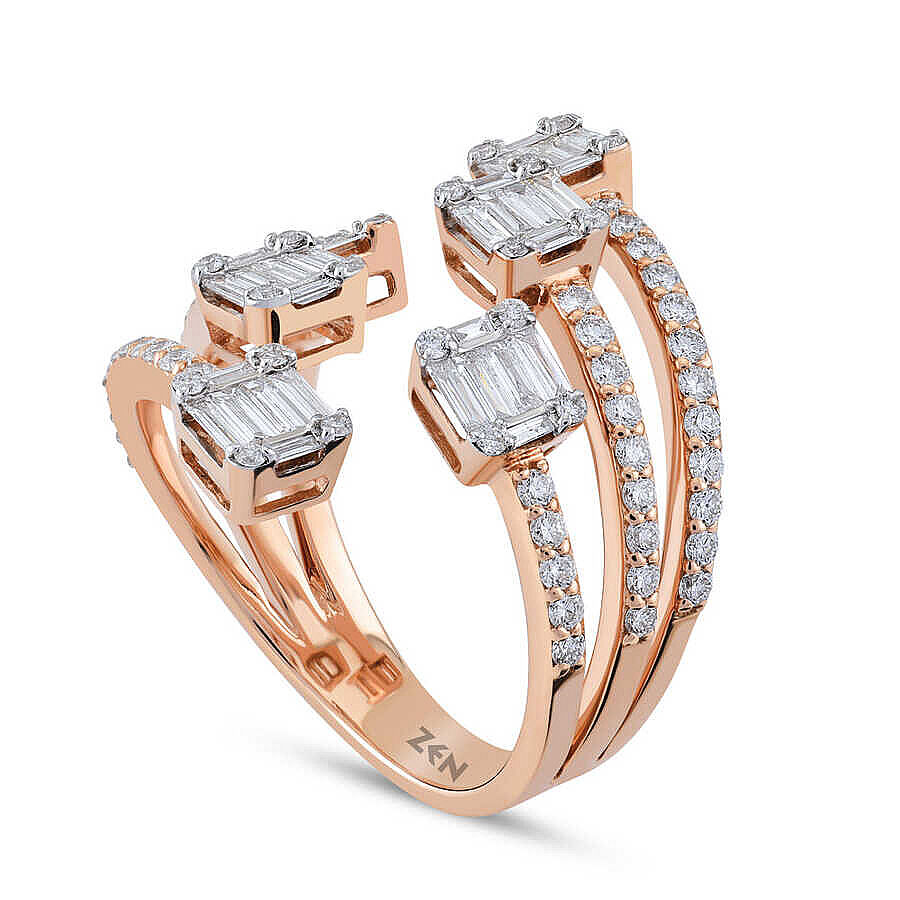 1.29 Carat Baguette Diamond Ring - 3