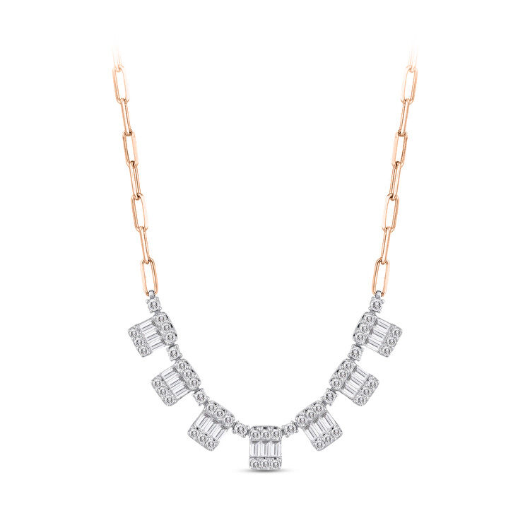 1.30 ct Baguette Diamond Pendant - 1