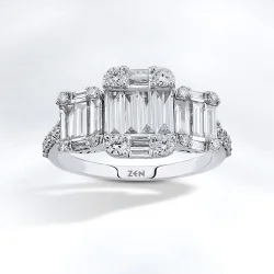 1.30 Carat Baguette Diamond Ring - 1