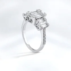 1.30 Carat Baguette Diamond Ring - 3