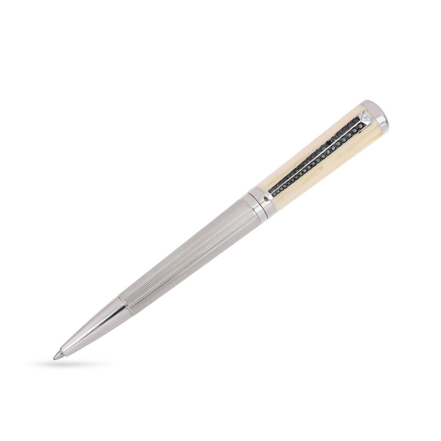 1.30 Carat Diamond Silver Pen - 2