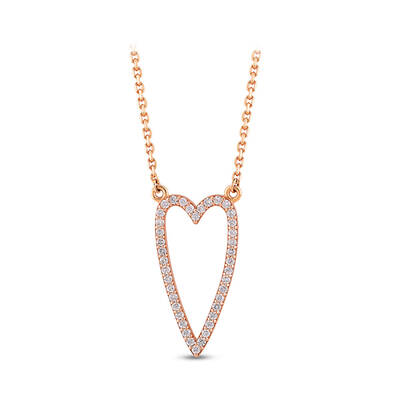 0.19 ct.Love Collection Diamond Pendant - 2