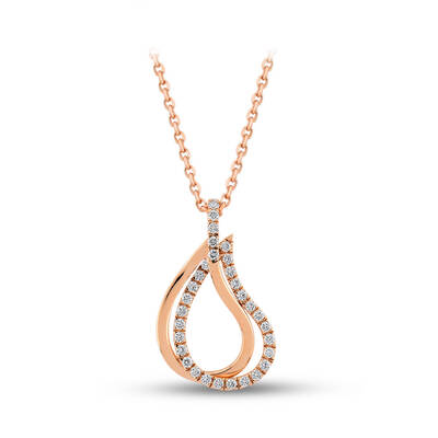 0.19 ct.Diamond Pendant - 2