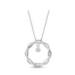 0.10 ct.Diamond Pendant - 3