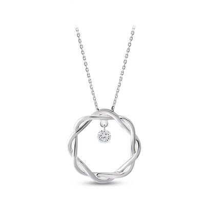 0.10 ct.Diamond Pendant - 2