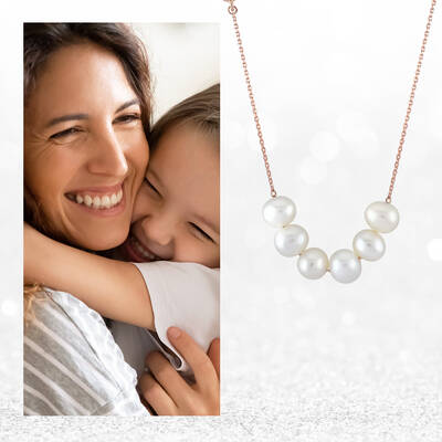 1.29 ct.Pearl Diamond Pendant - 4