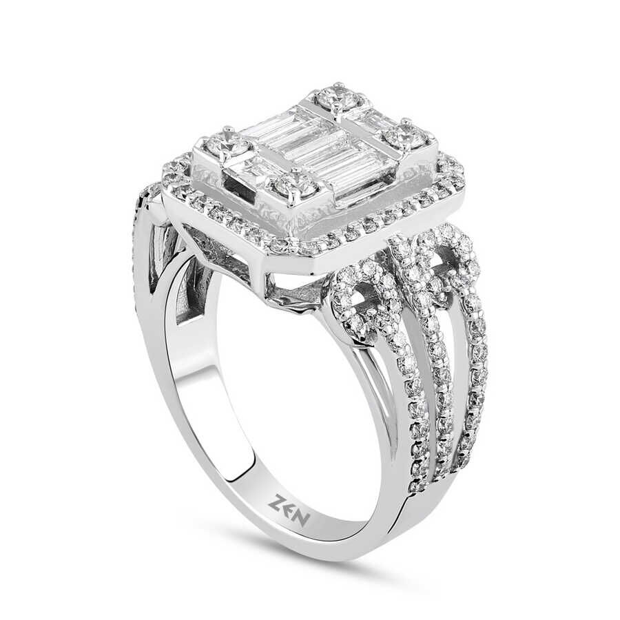 1.38 ct.Baguette Diamond Ring - 3