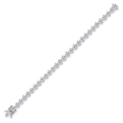 13.80 ct.Diamond Tennis Bracelet - 1