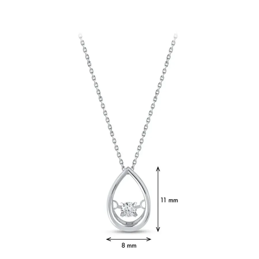 0.08 ct.Diamond Pendant - 3