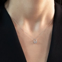 0.08 ct.Diamond Pendant - 2
