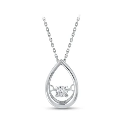 0.08 ct.Diamond Pendant - 4