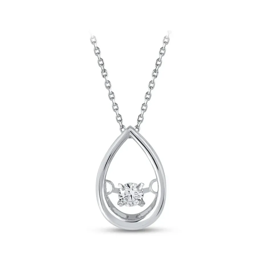 0.08 ct.Diamond Pendant - 4