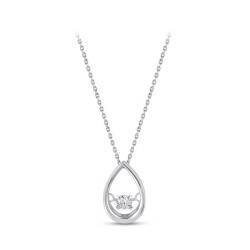 0.08 ct.Diamond Pendant - 1