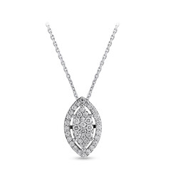 0.42 ct.Diamond Pendant - 2