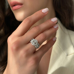 1.43 Carat Baguette Diamond Ring - Zen Diamond