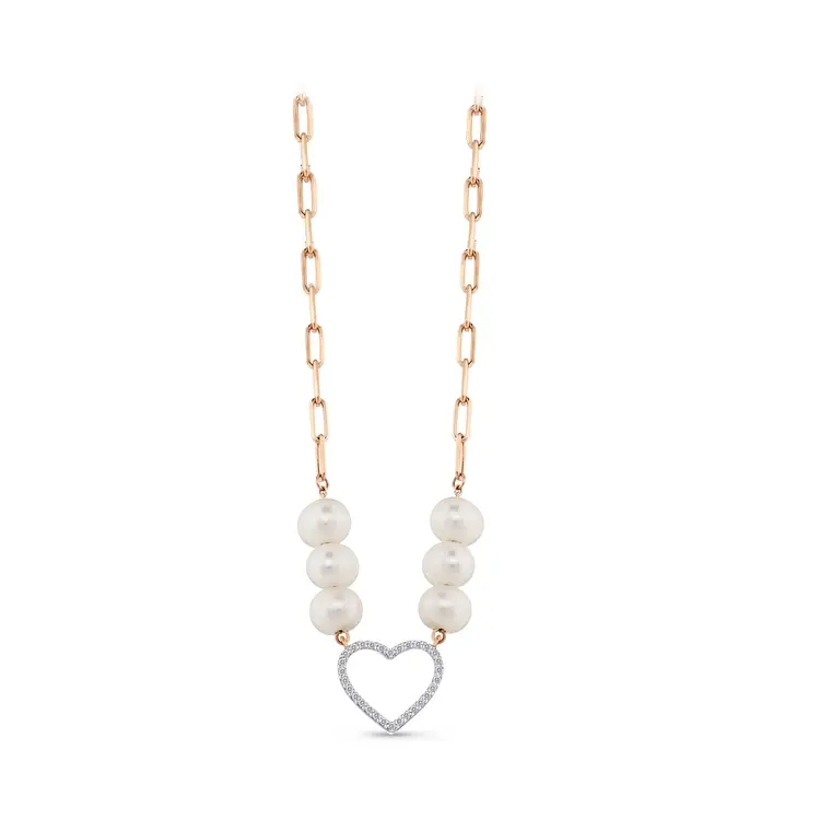 1.43 ct.Pearl Diamond Pendant - 1