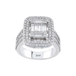 1.44 Carat Baguette Diamond Ring - Zen Diamond