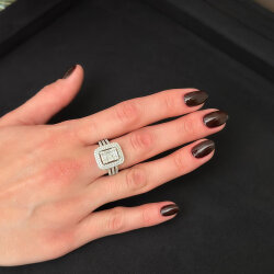 1.44 Carat Baguette Diamond Ring - 2