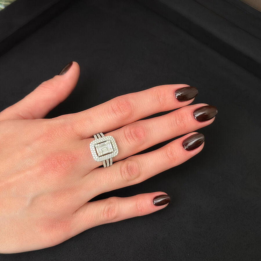 1.44 Carat Baguette Diamond Ring - 2