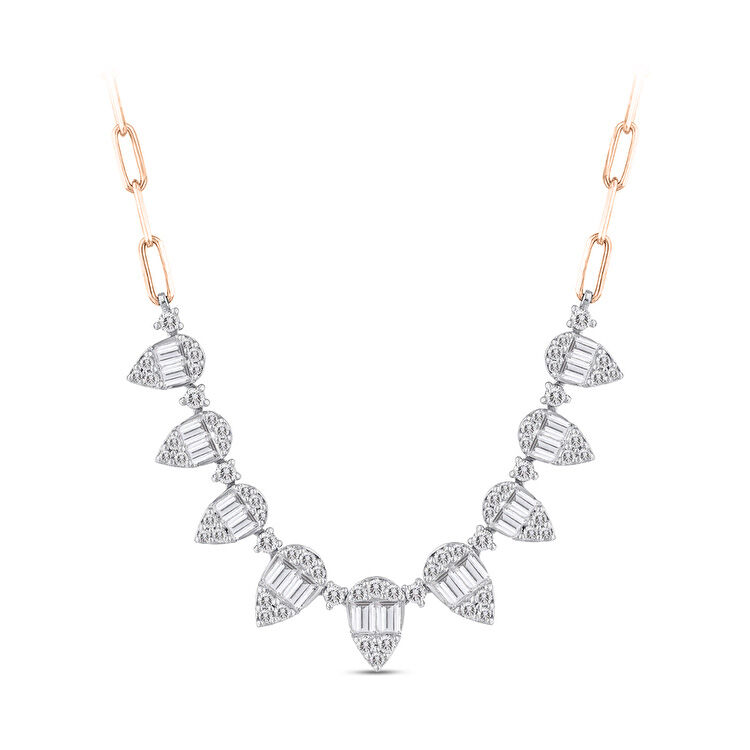 1.45 ct.Baguette Diamond Pendant - 4