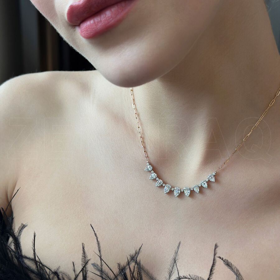 1.45 ct.Baguette Diamond Pendant - 1
