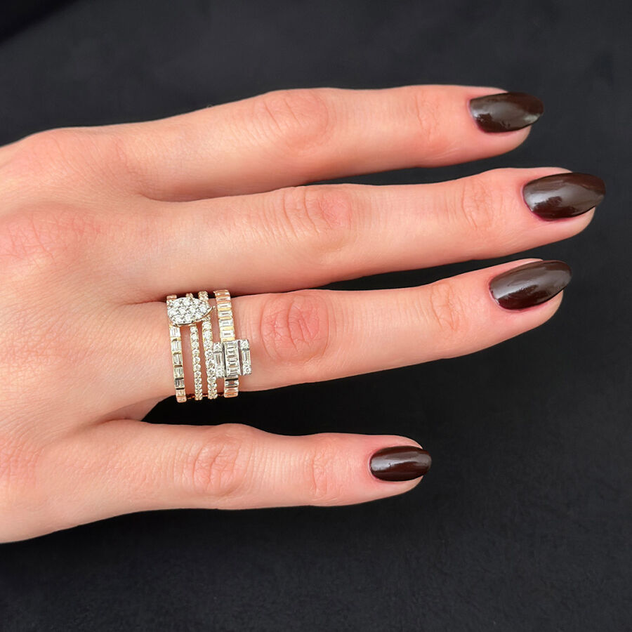 1.45 Carat Design Diamond Ring - 1