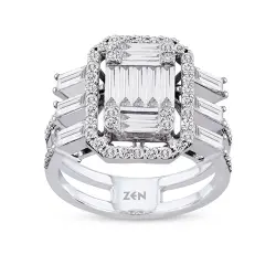 1.47 ct.Baguette Diamond Ring - 1
