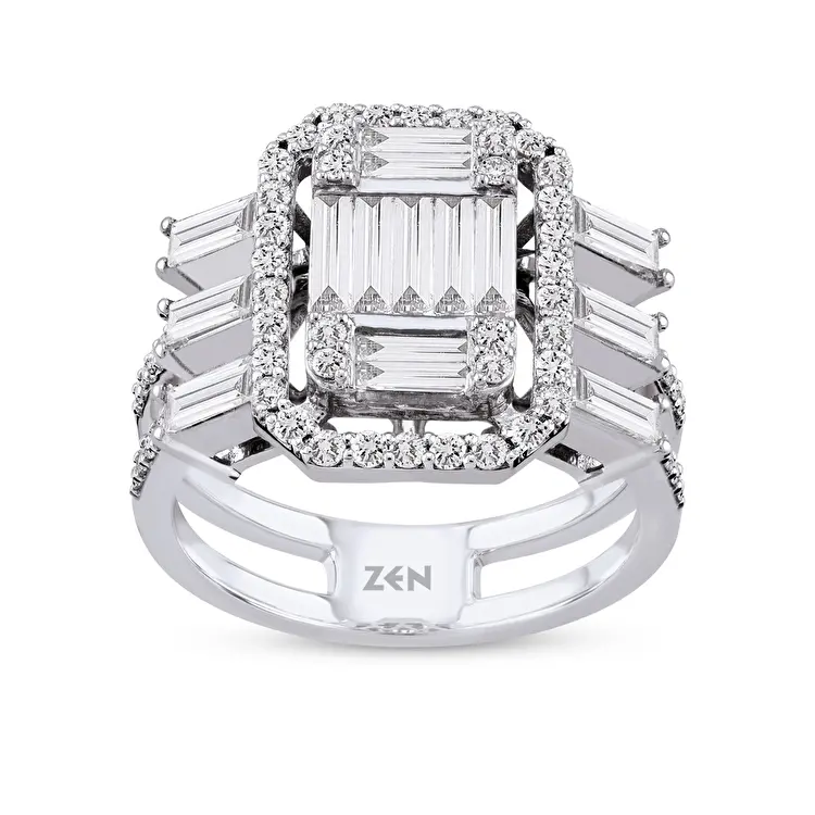 1.47 ct.Baguette Diamond Ring - 1