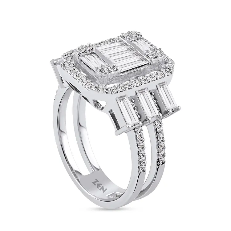 1.47 ct.Baguette Diamond Ring - 2