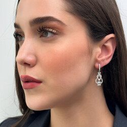 1.49 ct.Baguette Diamond Earrings - 1