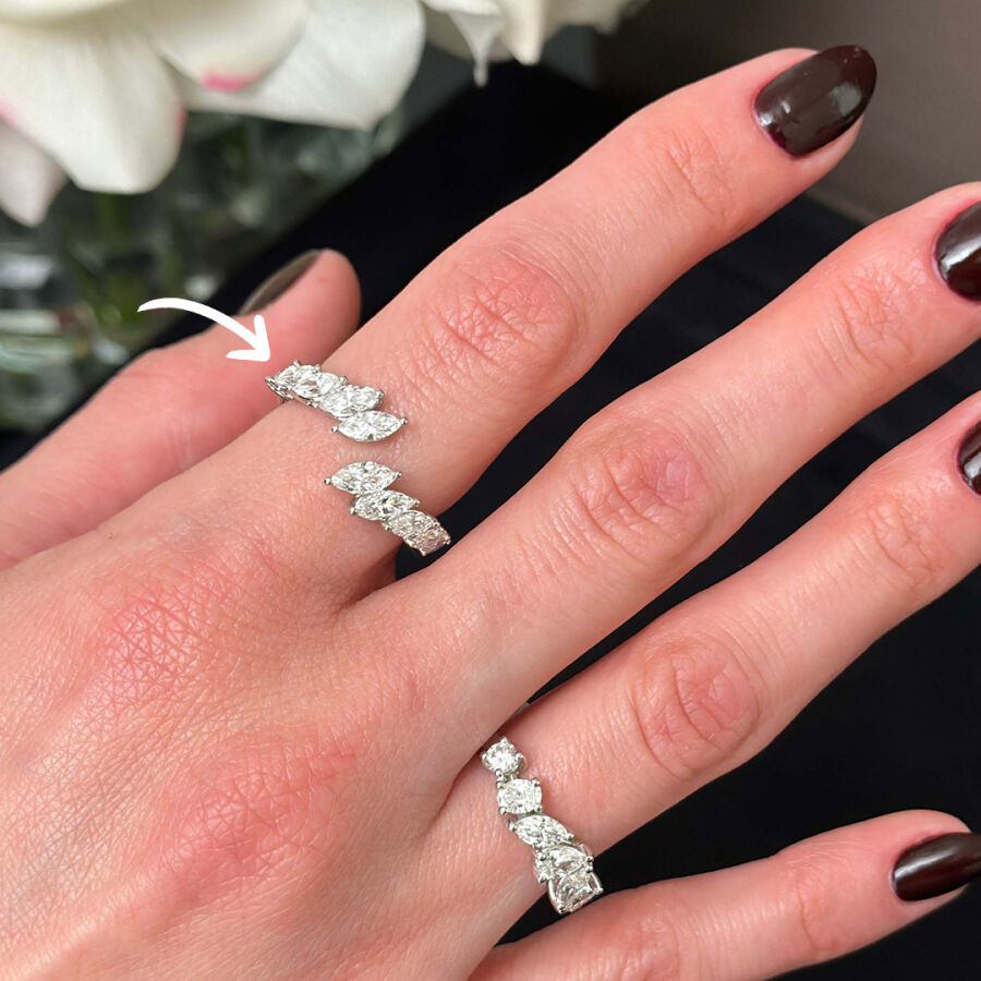 1.50 Carat Marquise Diamond Ring - 2